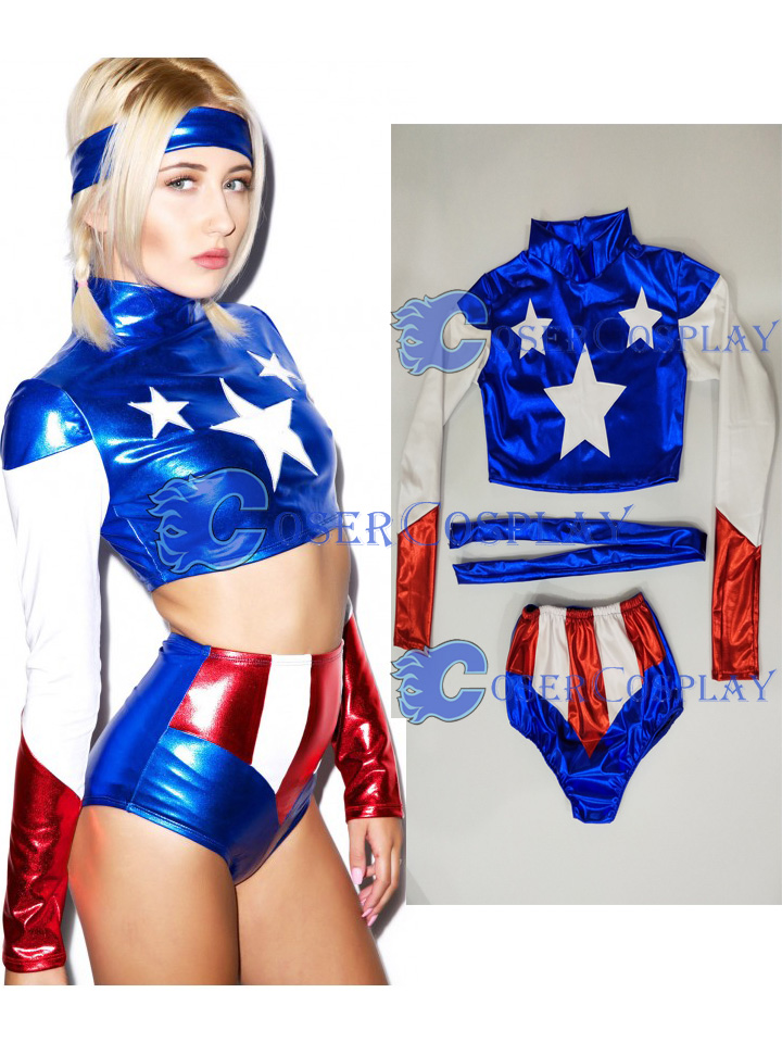 2018 Captain America Sexy Halloween Costumes For Women